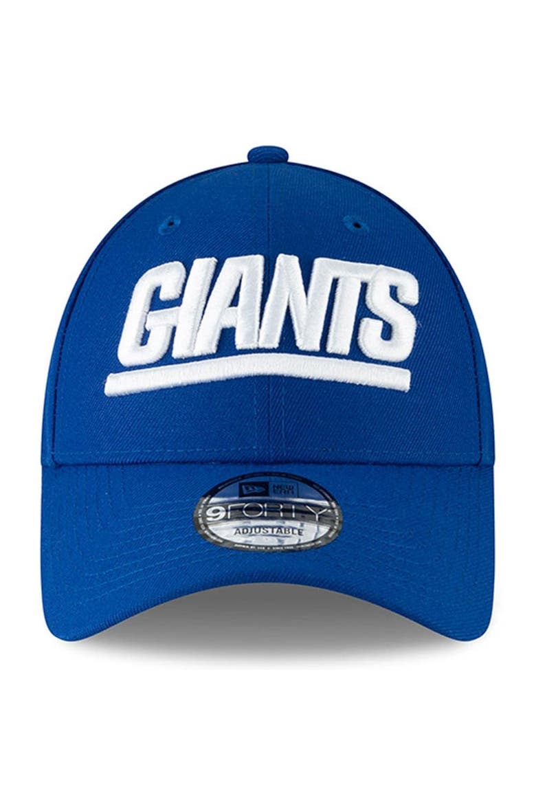 Men's New Era Royal New York Giants The League Throwback 9FORTY Adjustable Hat, Alternate, color, Royal