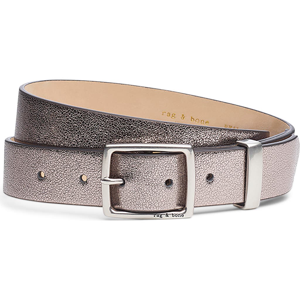 Rag & Bone X Boyfriend Leather Belt In Pink