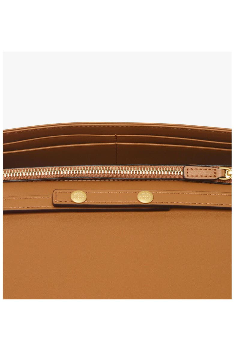 Large Pina Crossbody Wallet in Studded Visetos, Alternate, color, Cognac