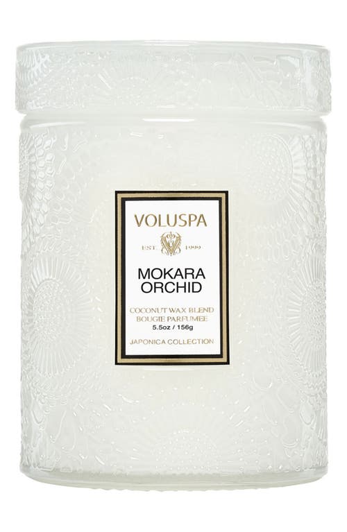 Voluspa Mokara Orchid Small Jar Candle In White