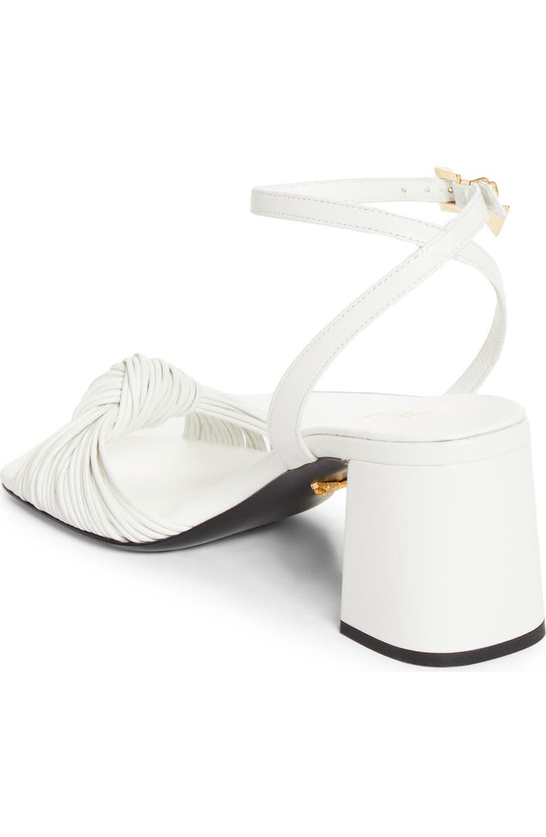Prada Cage Sandal, Alternate, color, Bianco