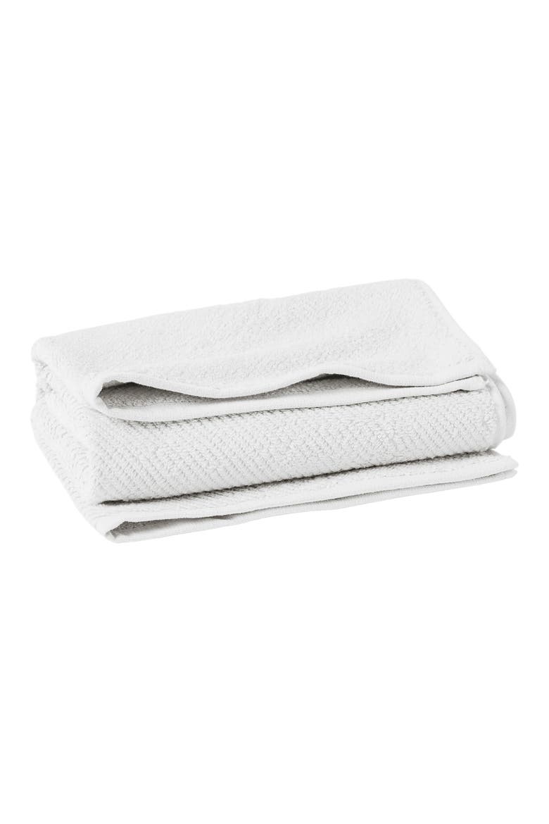 Air Weight Organic Cotton Bath Towel, Main, color, ALPINE WHITE