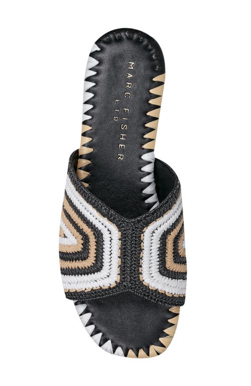 Marc Fisher Ltd Nottie Slide Sandal In Black