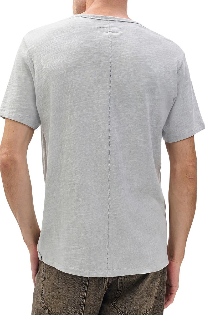 rag & bone Classic Flame Slub Cotton T-Shirt, Alternate, color, Harbor Gray