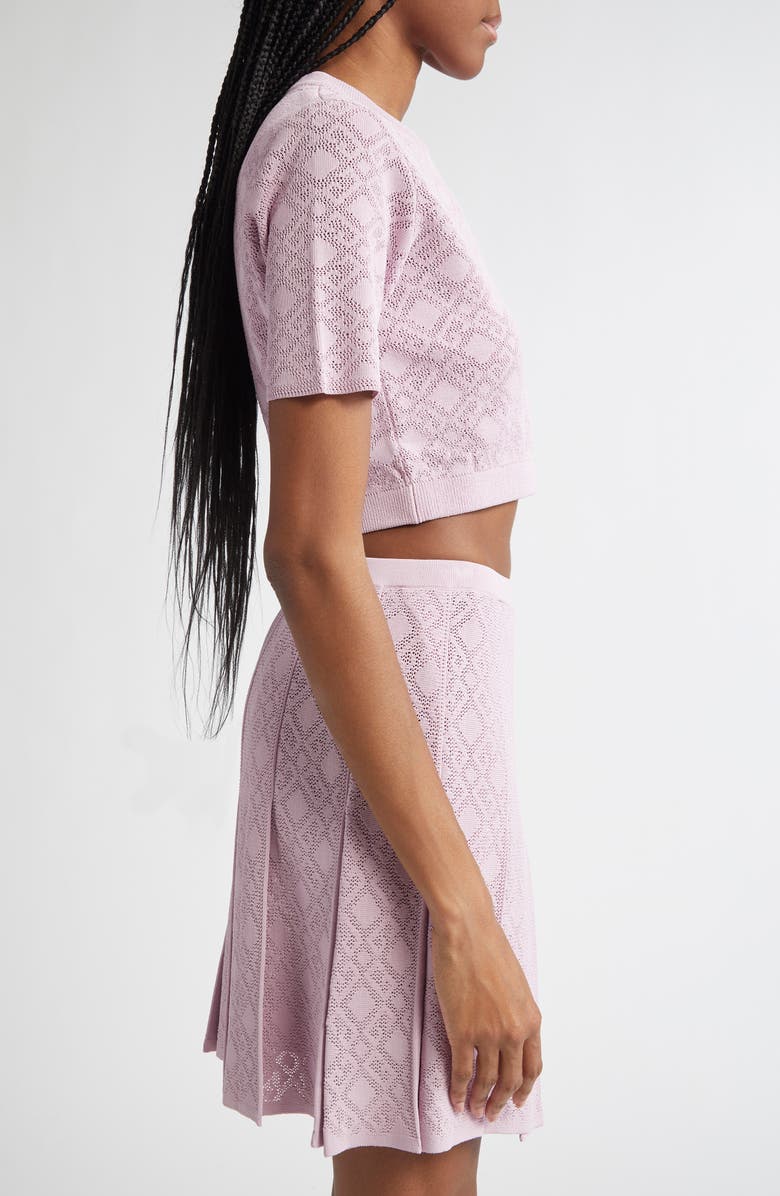 Givenchy 4G Logo Knit Crop Sweater, Alternate, color, Parma