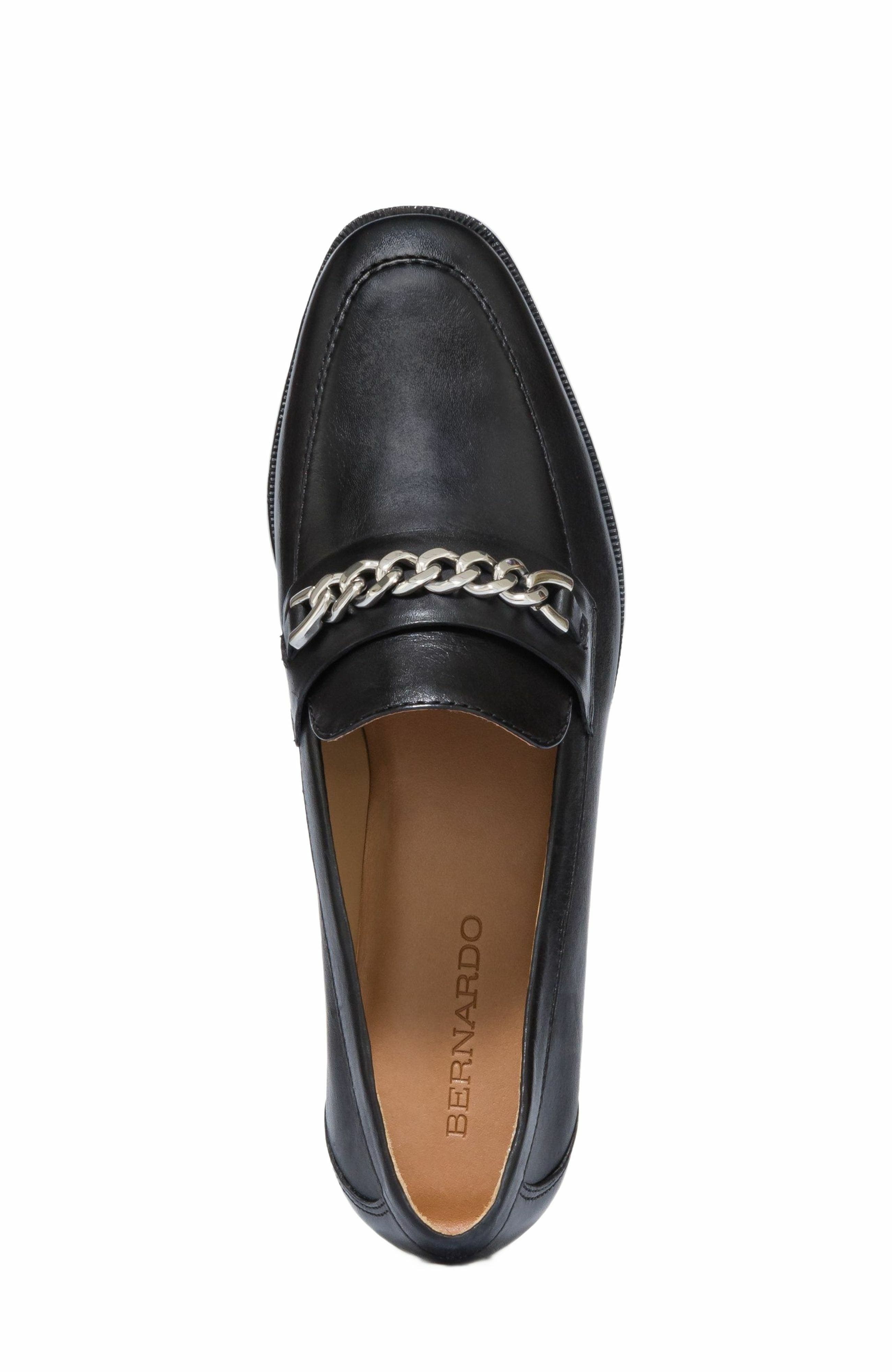 Bernardo Footwear Zephyr Chain Loafer, Alternate, color, 