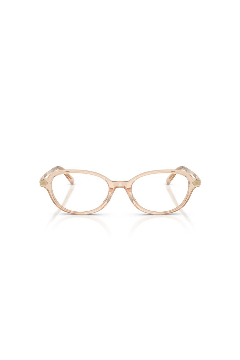 51mm Oval optical glasses, Alternate, color, Brown