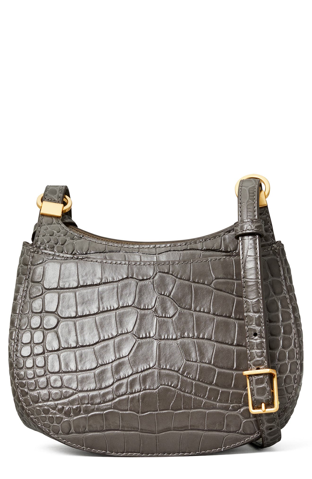 Tory Burch Lee Radziwill Embossed Crossbody Bag, Alternate, color, 