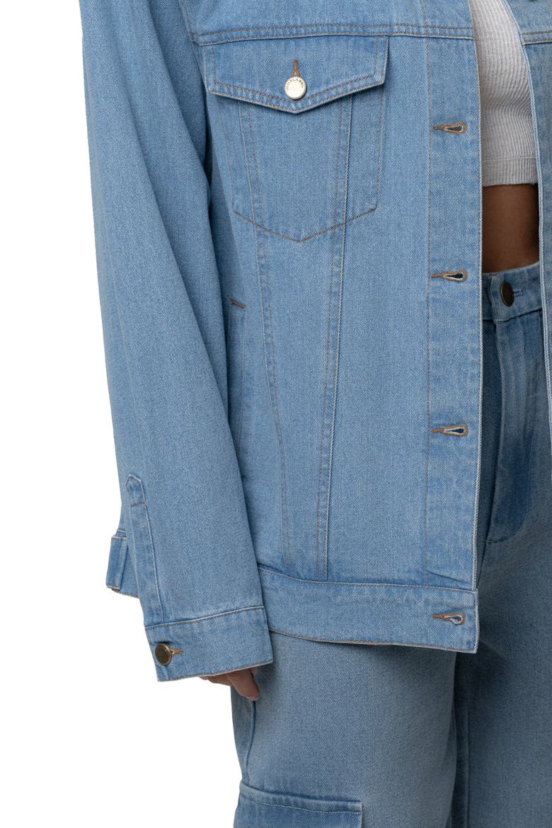 Next Phase Denim Jacket, Alternate, color, Medium Wash