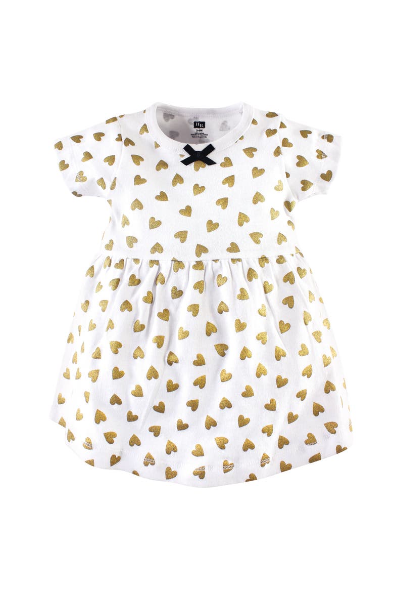 Two Pack Baby Dress Set, Alternate, color, Black Gold Heart
