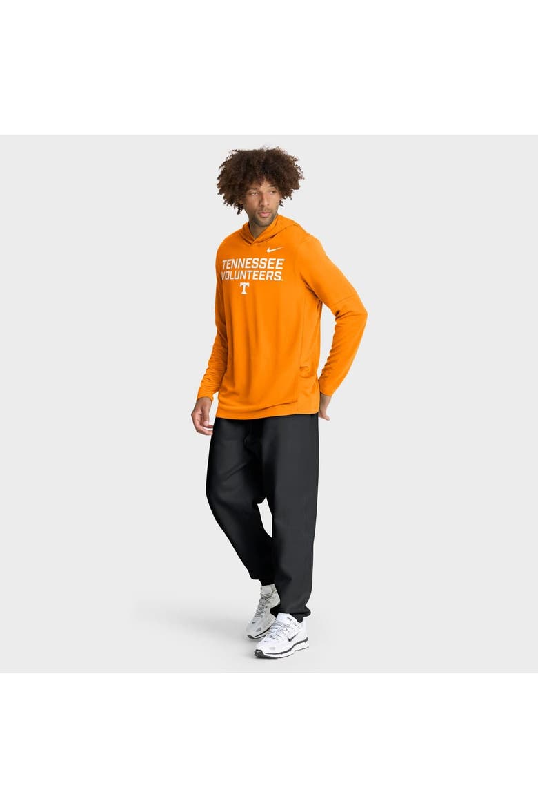 Men's Nike Tennessee Orange Tennessee Volunteers 2025 Sideline Performance Long Sleeve Hoodie T-Shirt, Alternate, color, Tennessee Orange