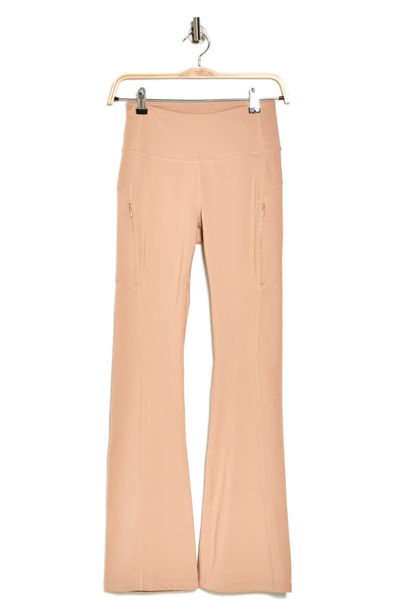 Laundry by Shelli Segal Zip Pocket Flare Leggings, Alternate, color, 