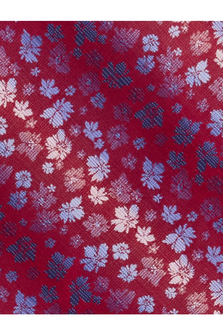 Big & Tall Ombré Floral Tie, Alternate, color, RED
