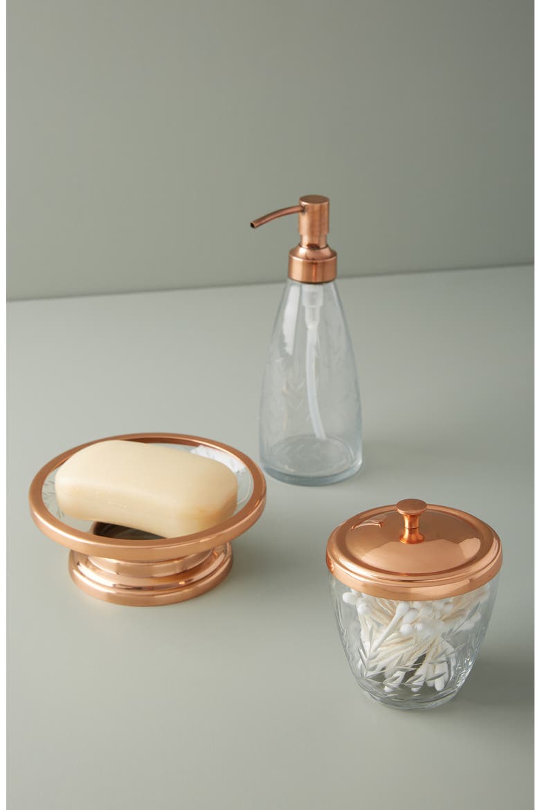 Anthropologie Meadow Bath Lotion Pump, Alternate, color, COPPER