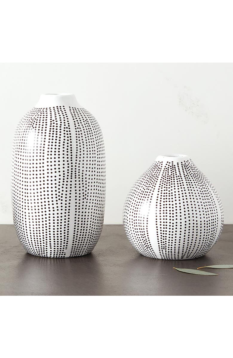 CREATIVE BRANDS Dotted Ceramic Vase, Alternate, color, 