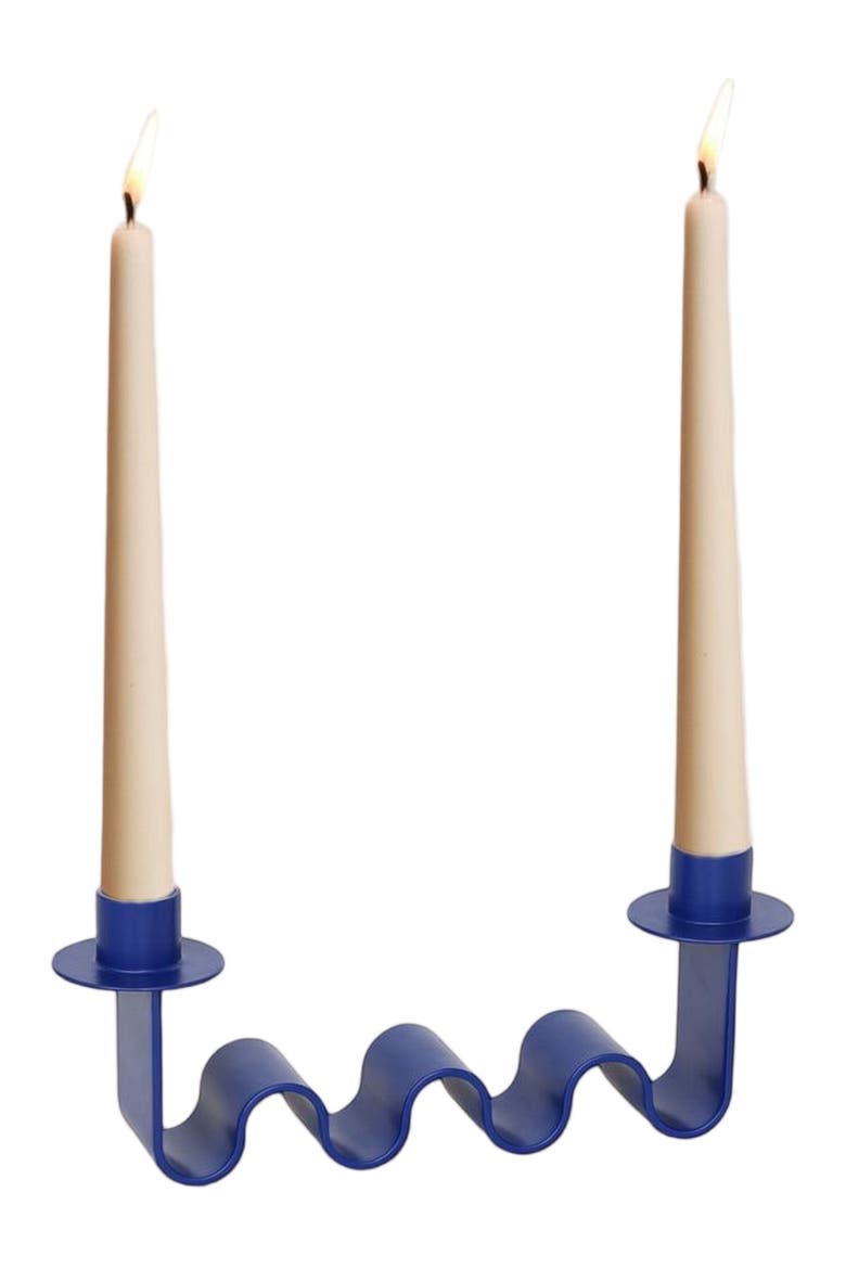 Helen Candle Holder, Main, color, Electric Blue