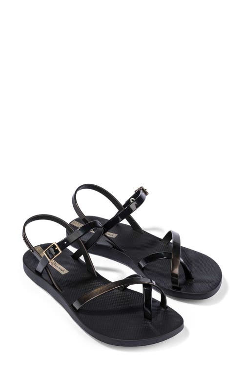 Ipanema Sand Viii Ankle Strap Sandal In Black