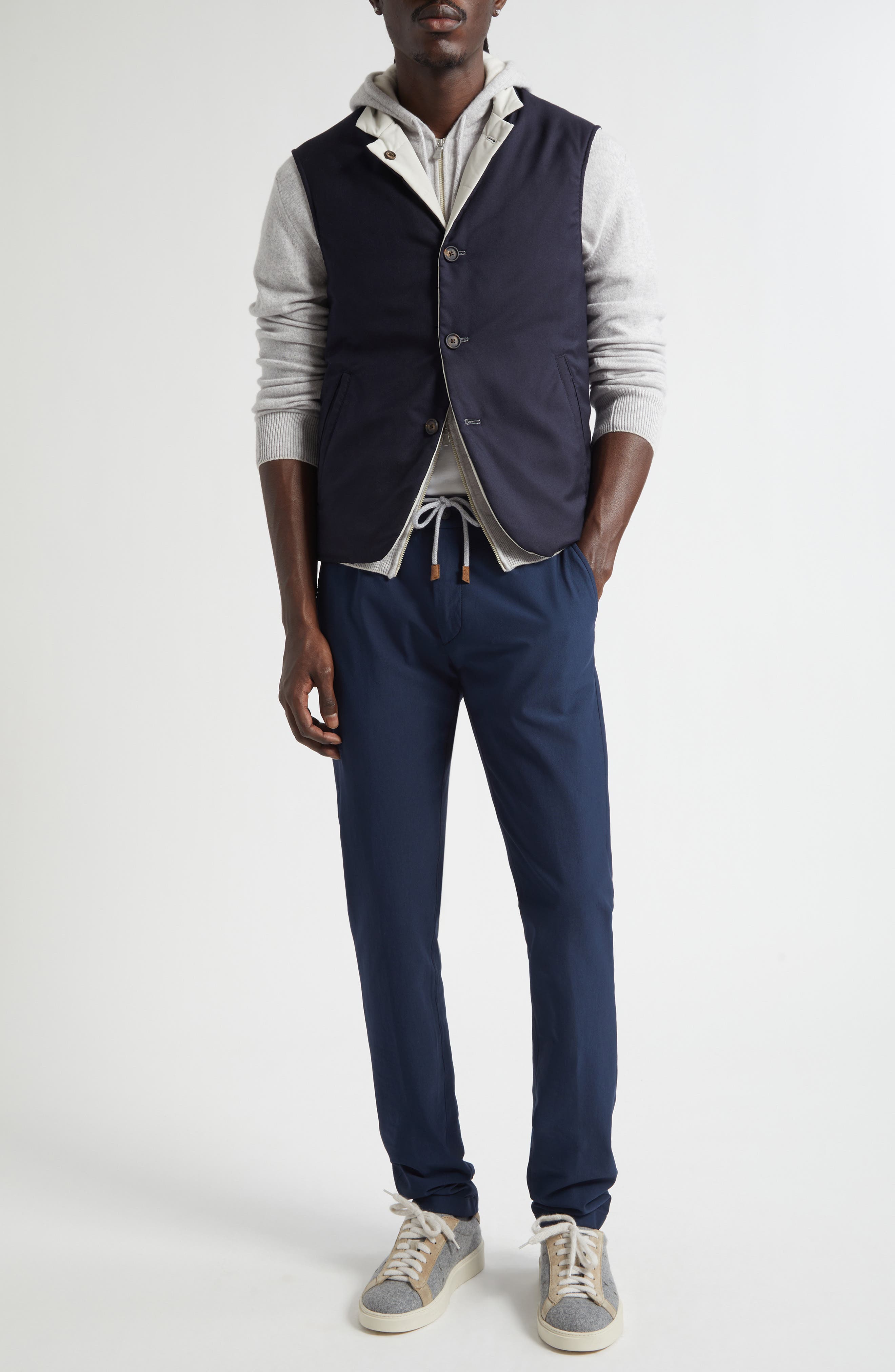 Stretch Cotton Blend Joggers - image 4