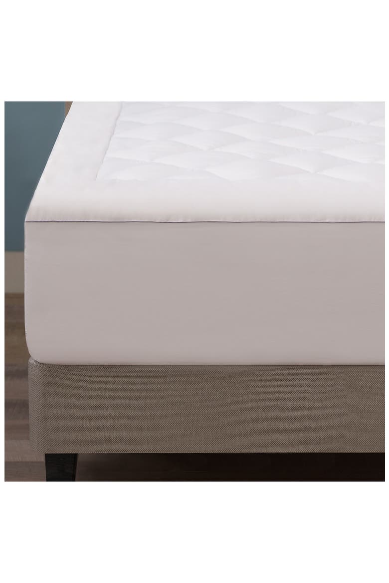 Dream Infusion Lavender Mattress Pad, Alternate, color, WHITE
