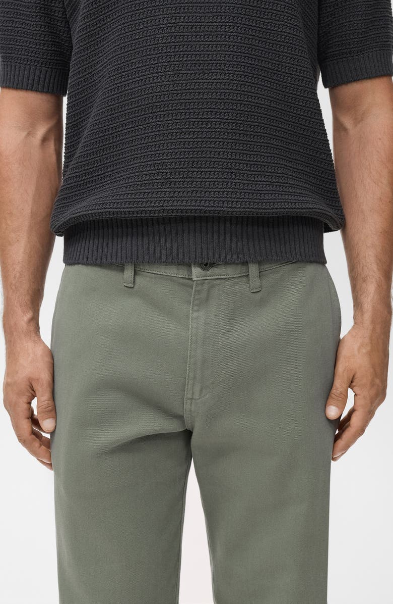 MANGO Regular Fit Jeans, Alternate, color, Medium Green