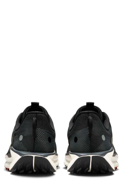 Nike Reactx Pegasus Trail 5 Running Shoe In Black/pale Ivory