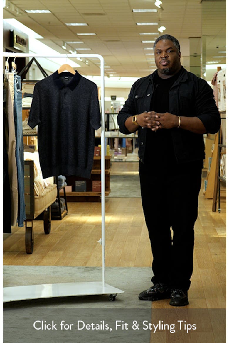 Geometric Jacquard Polo Sweater video