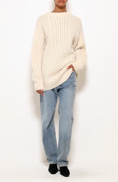 TOTEME Twisted Seam High Waist Straight Leg Jeans | Nordstrom