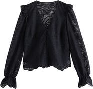 NEXT Long Sleeve Lace Top