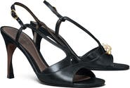 Tory Burch Twisted Heel T-Strap Sandal