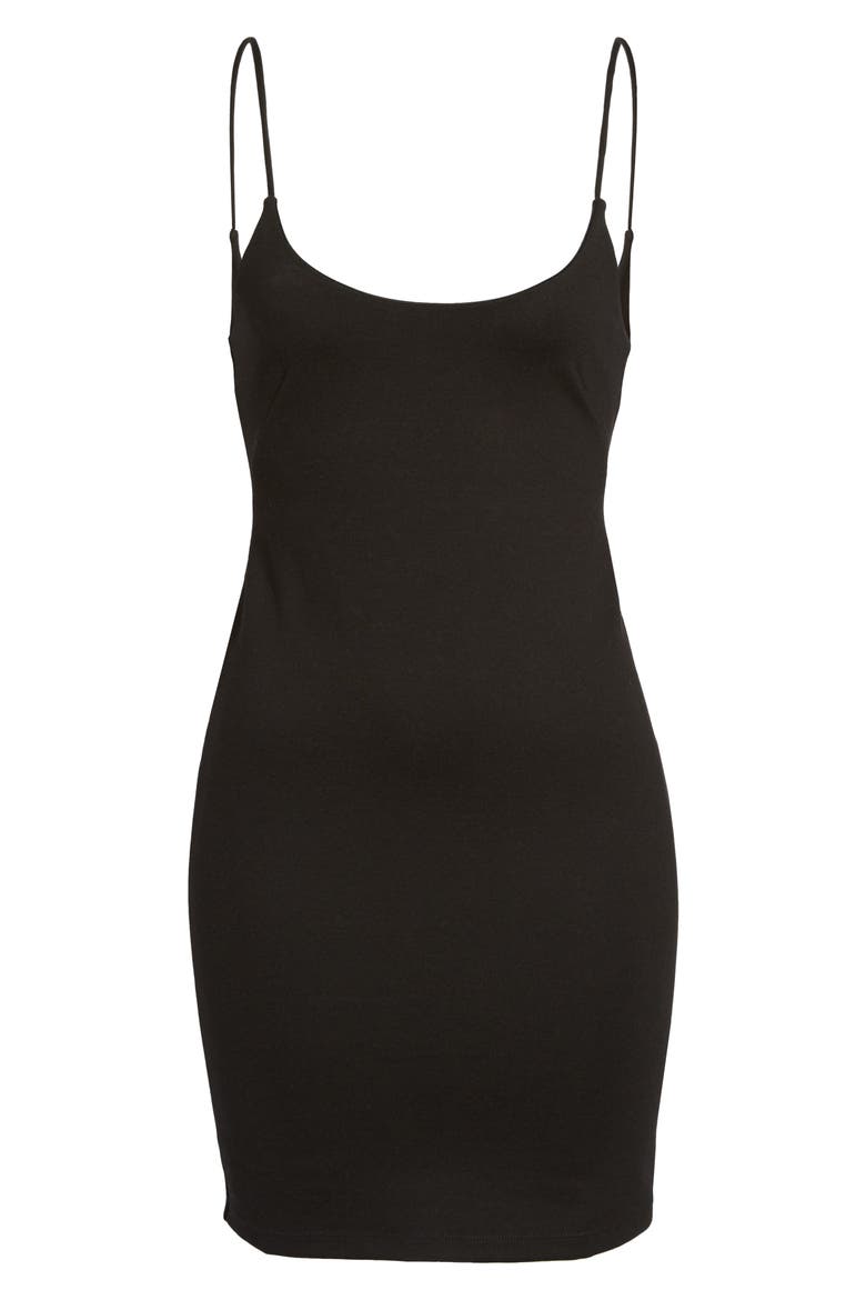 Brooklyn Body-Con Dress, Alternate, color, NOIR
