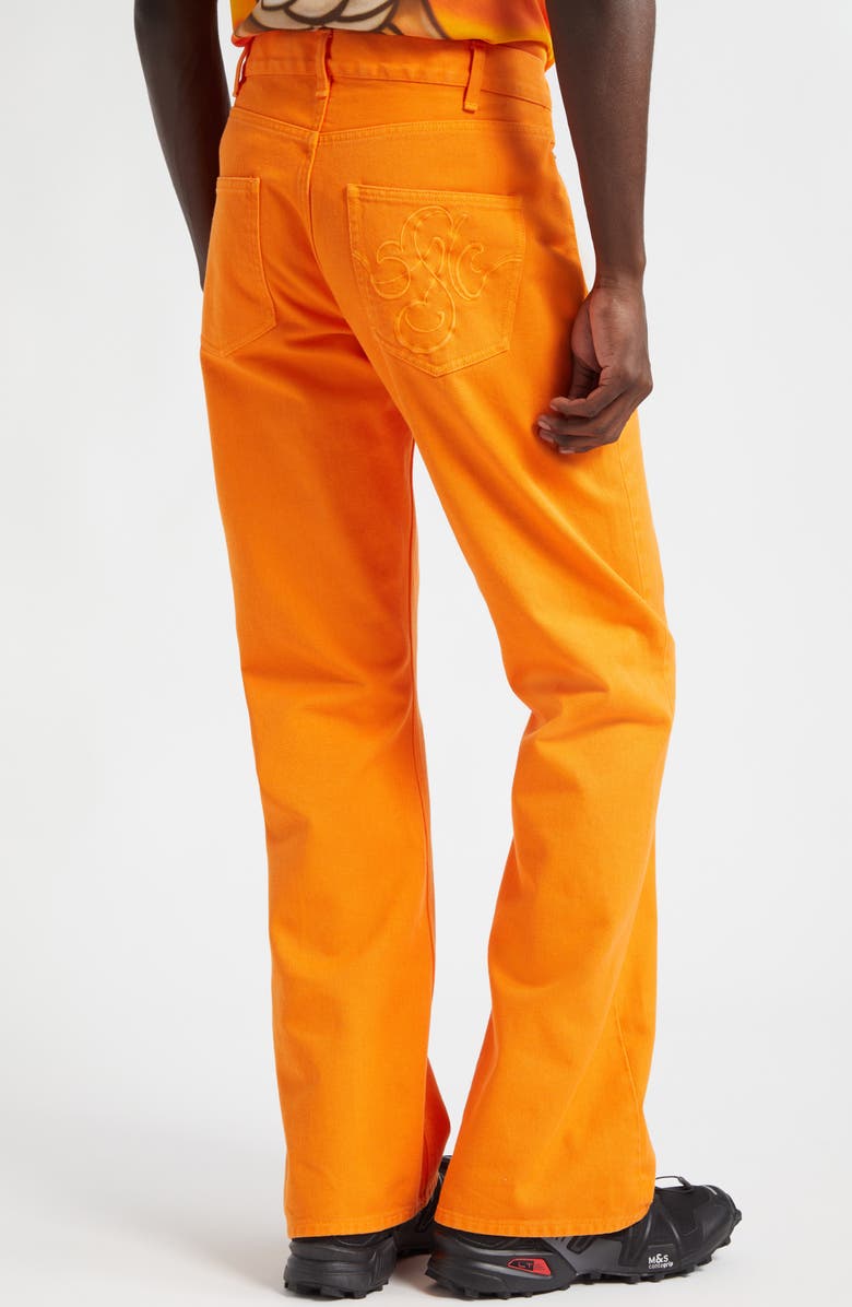 STOCKHOLM SURFBOARD CLUB x Disney Goofy Embroidered Straight Leg Jeans, Alternate, color, Goofy