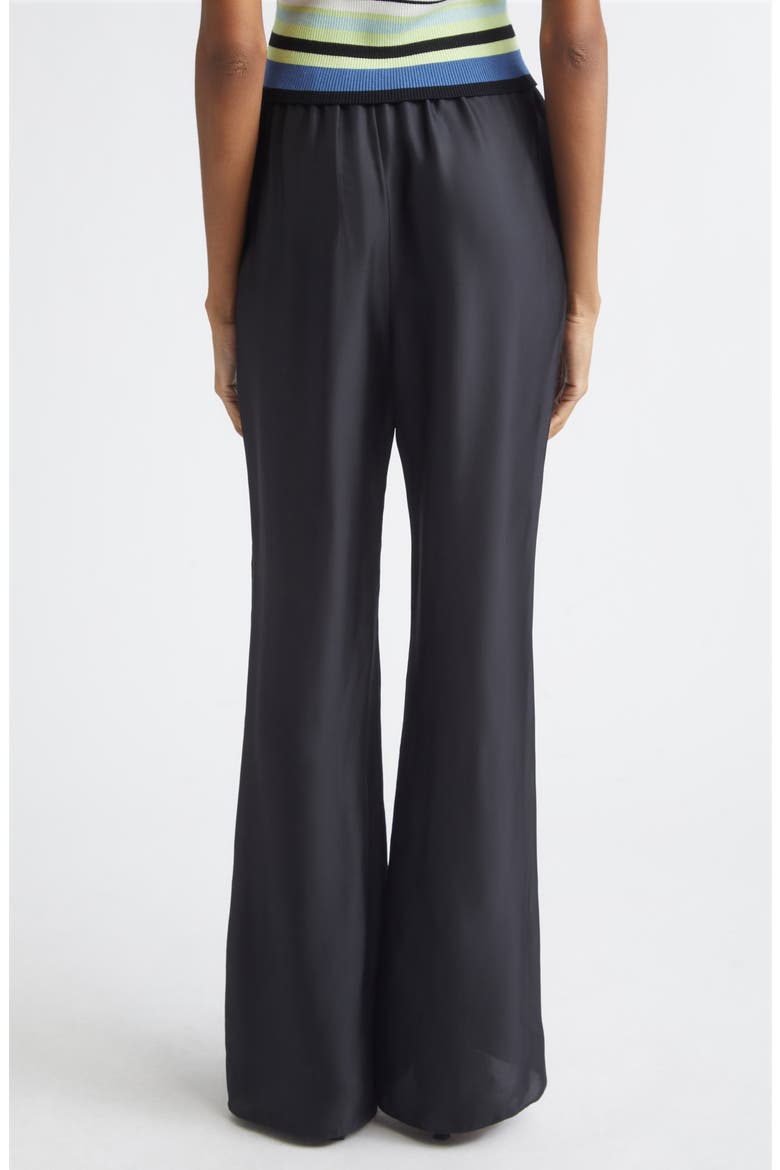 Nela Drawstring Flared Pants, Alternate, color, JET