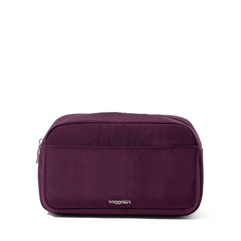 Pocket Cosmetic Bag with Brush Organization