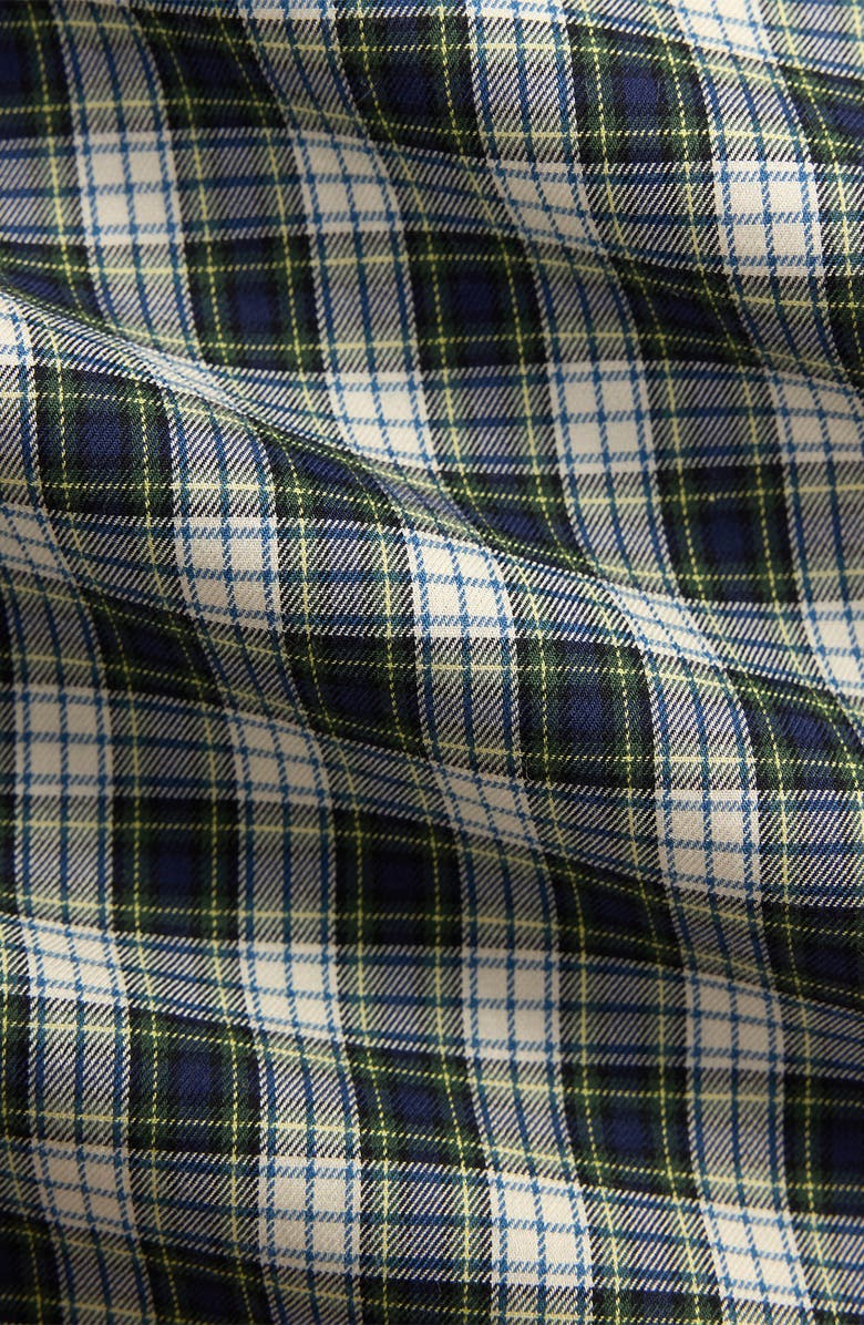 Polo Ralph Lauren Classic Fit Gingham Sanded Twill Button-Down Shirt, Alternate, color, Blue Green Multi