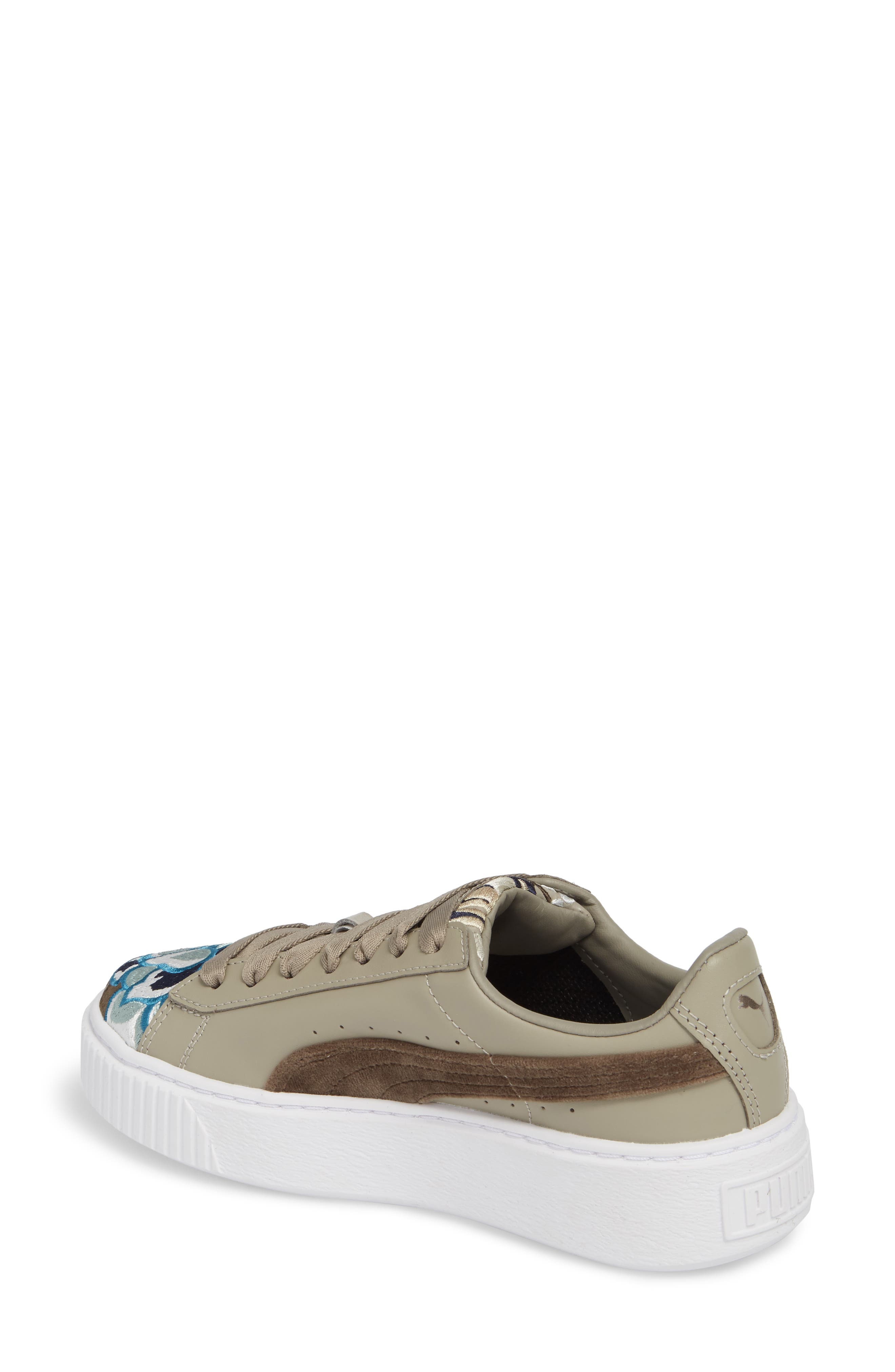 PUMA Platform Hyper Embroidered Sneaker, Alternate, color, 