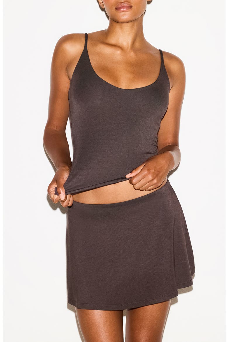 Smooth Lounge Scoop Neck Cami, Alternate, color, RAISIN