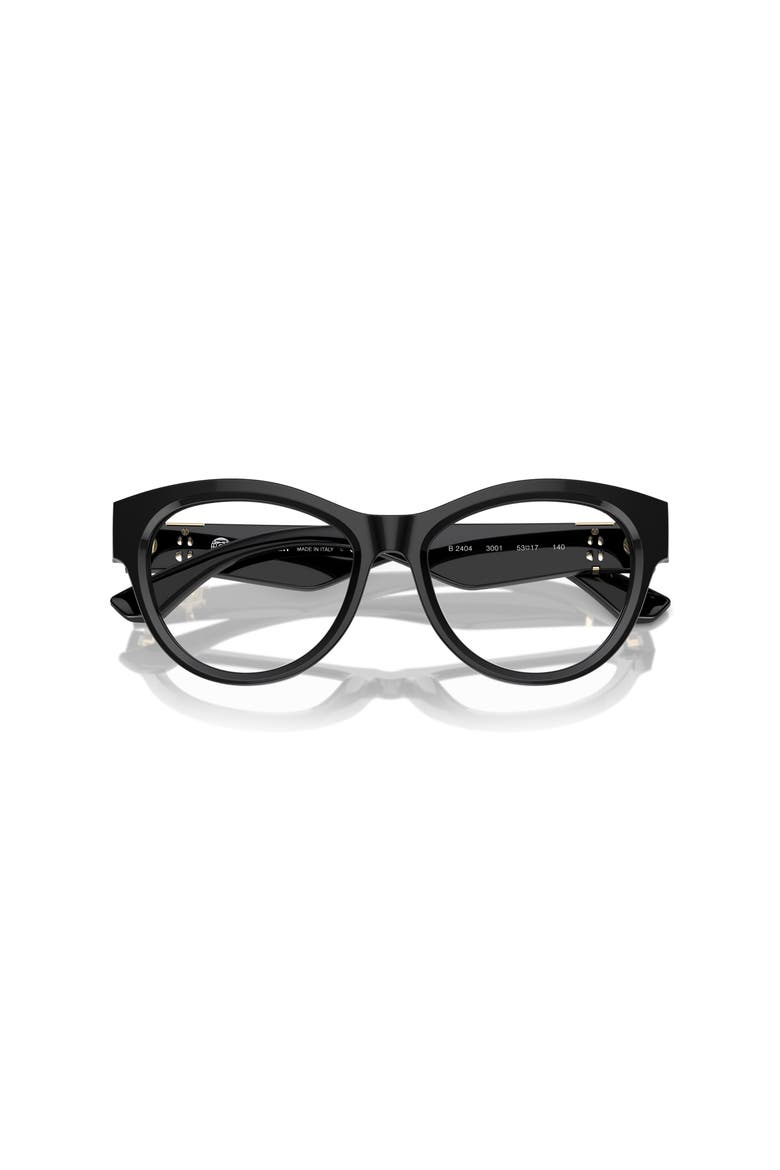 53mm Round optical glasses, Alternate, color, Black