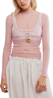 Free People Minding My Business Sheer Top