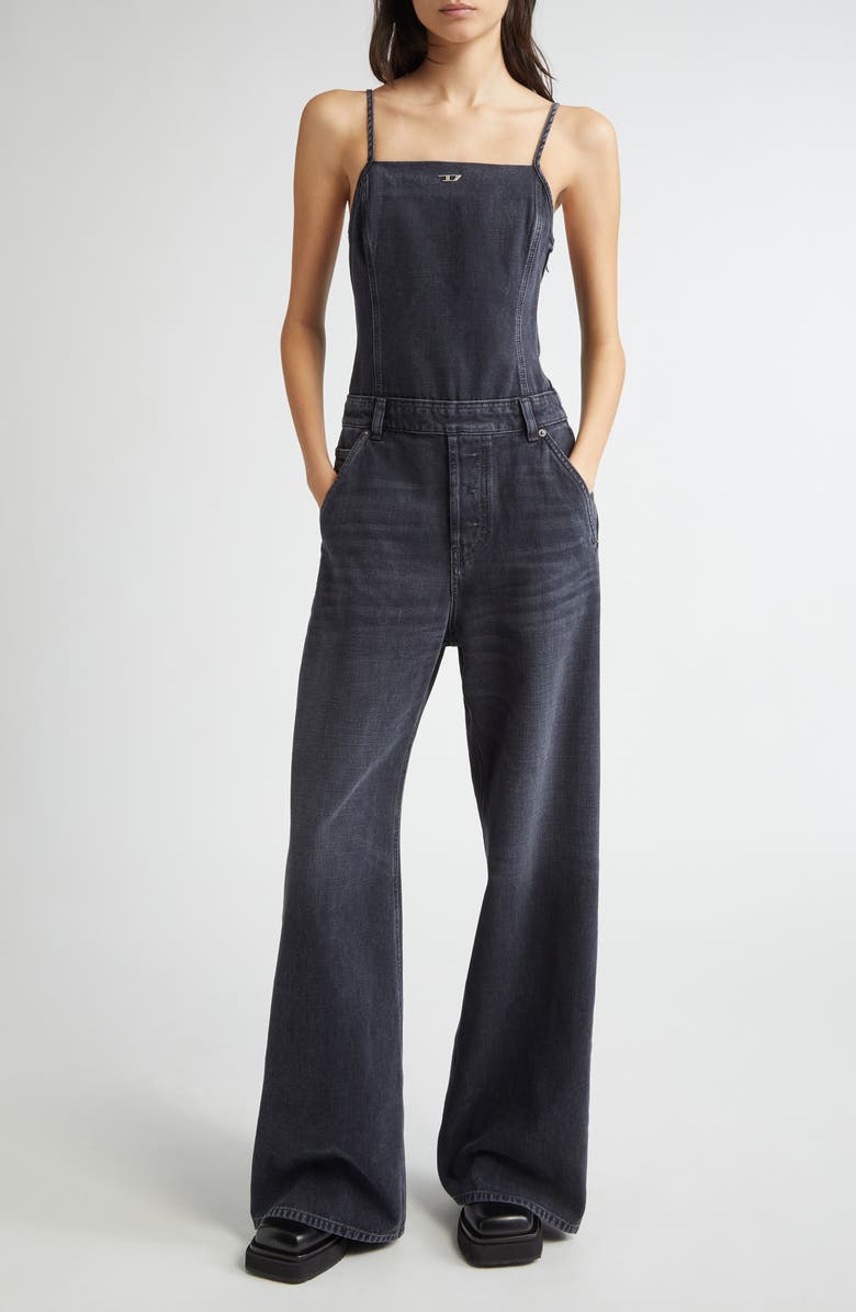 DIESEL<sup>®</sup> De-Vors Denim Jumpsuit, Main, color,