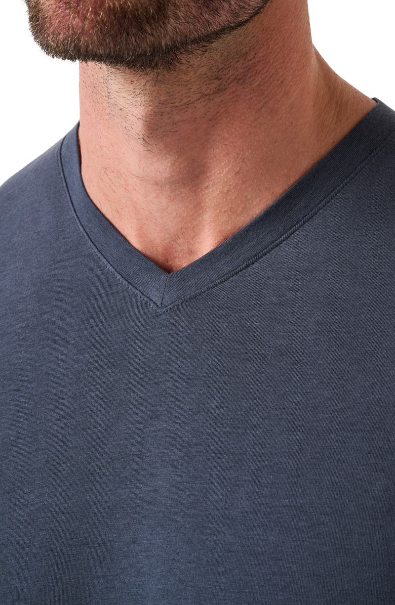 TravisMathew Cloud V-Neck T-Shirt, Alternate, color, Blue Nights