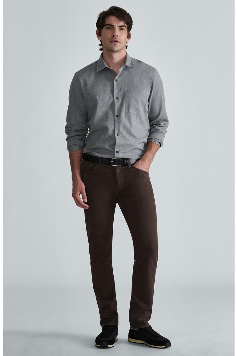 Marcus Straight Leg Jeans, Alternate, color, BROWN DENIM