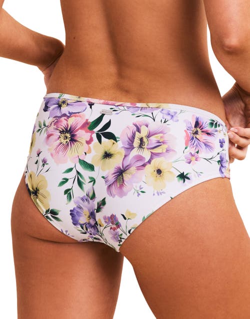 Adore Me Valcea Swimwear Hipster Bikini Bottom In Floral Purple