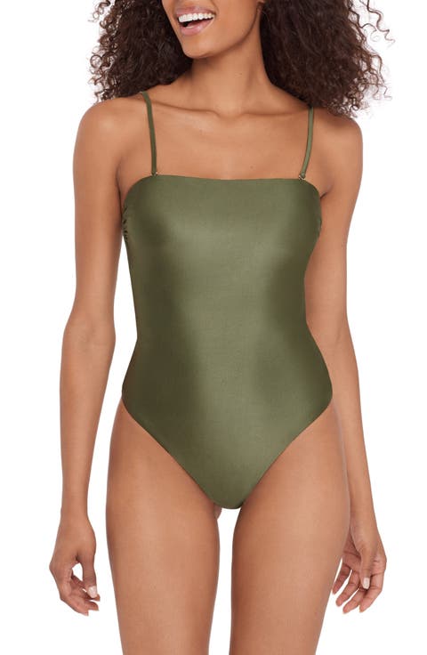 Open Back One-Piece Swimsuit