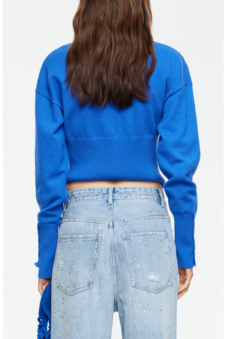 Head in the Clouds Crewneck Cardigan, Alternate, color, PERSIAN JEWEL