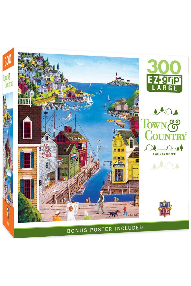 A Walk on the Pier 300 Piece Puzzle, Main, color, Multicolor