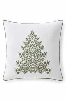 Holiday Tree Cotton Decorative Pillow