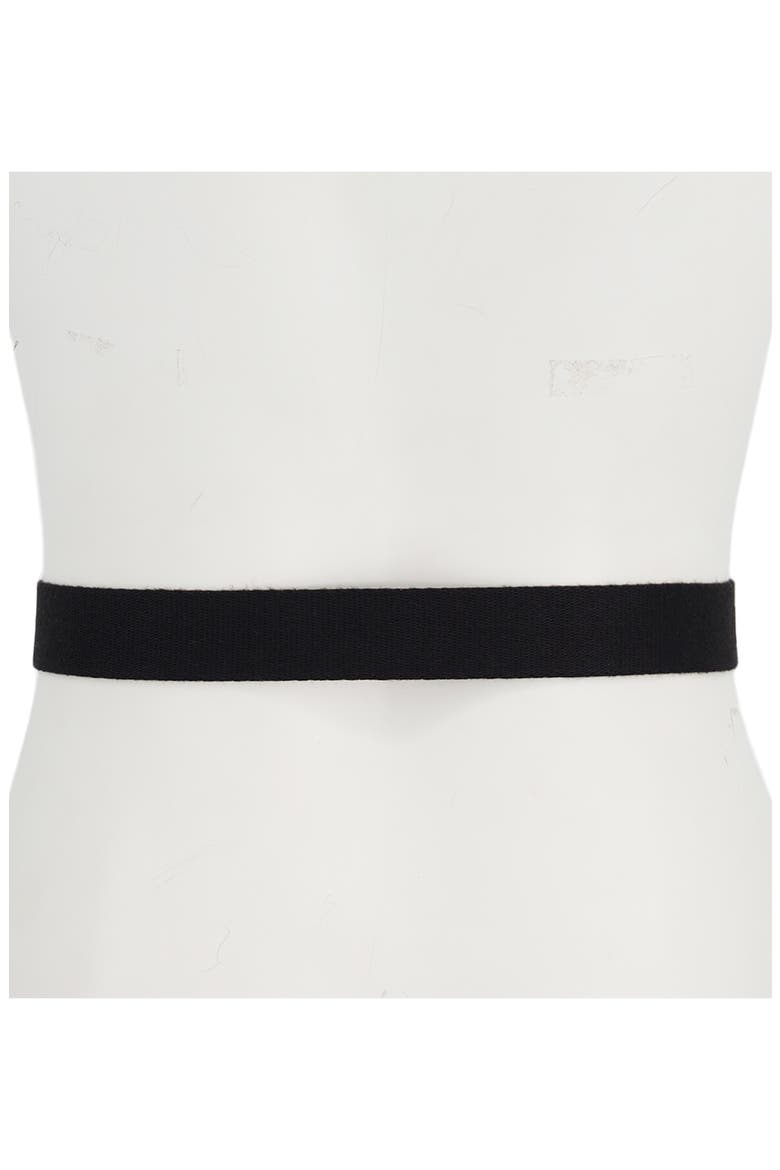 D-Ring Webbing Belt, Alternate, color, BLACK