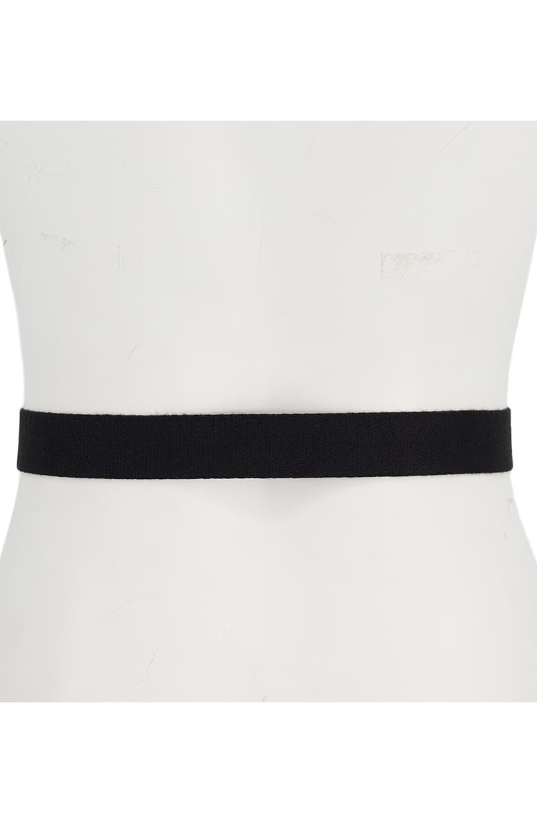 Vince D-Ring Webbing Belt, Alternate, color, Black