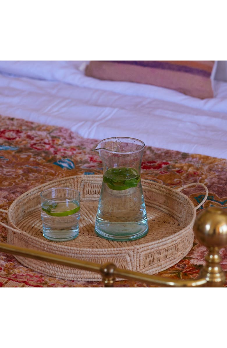 Apartment F Handblown Glass Carafe, Alternate, color, Clear