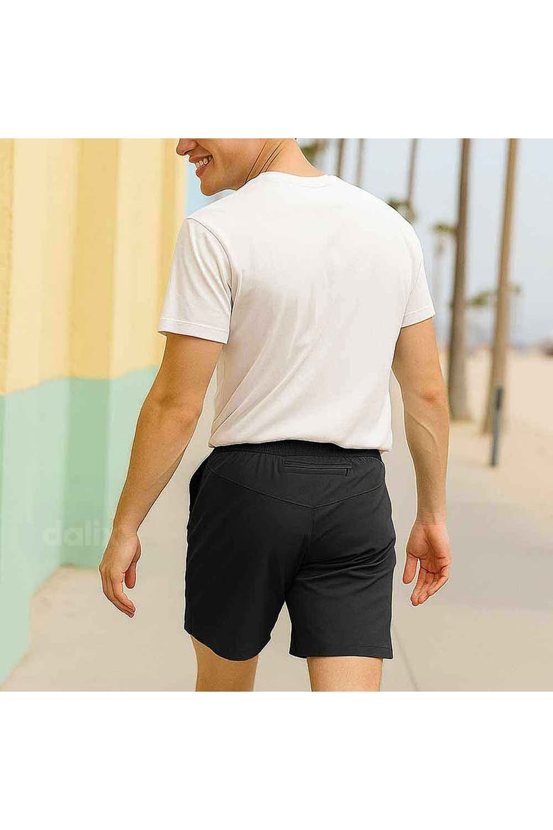 Mens Ghost Midweight Active Short, Alternate, color, Black